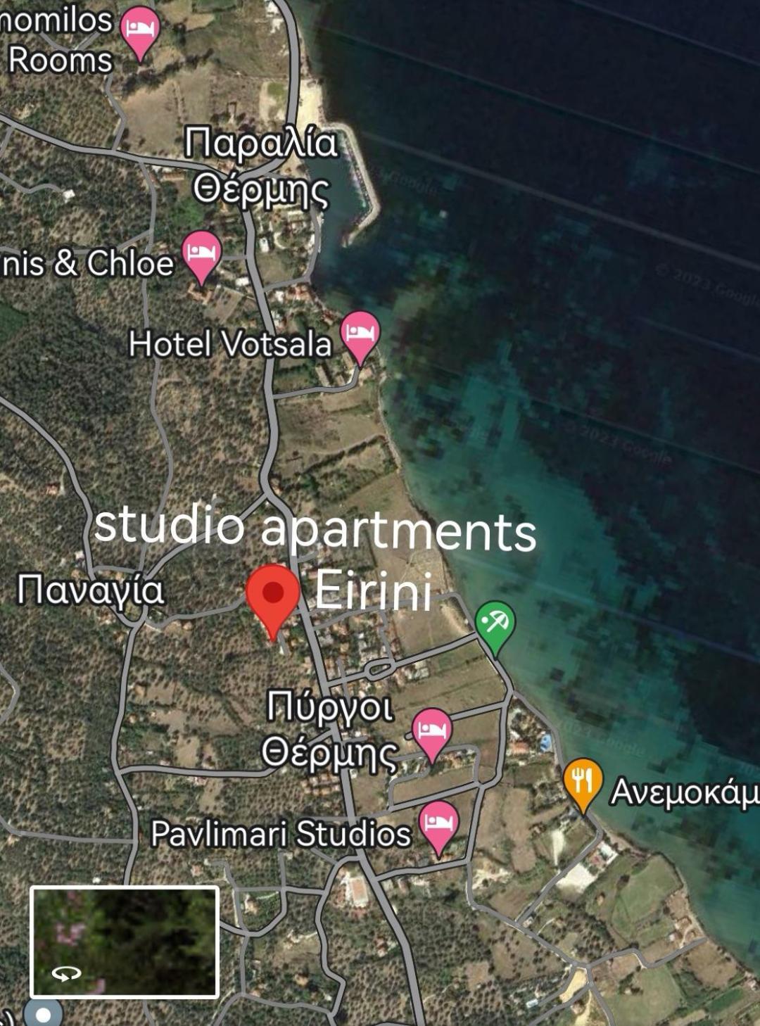 Studio Apartments Eirini Pyrgi Thermis エクステリア 写真